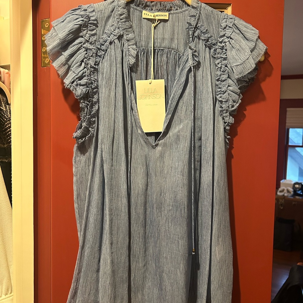 NWT Ulla Johnson clea top 100% silk